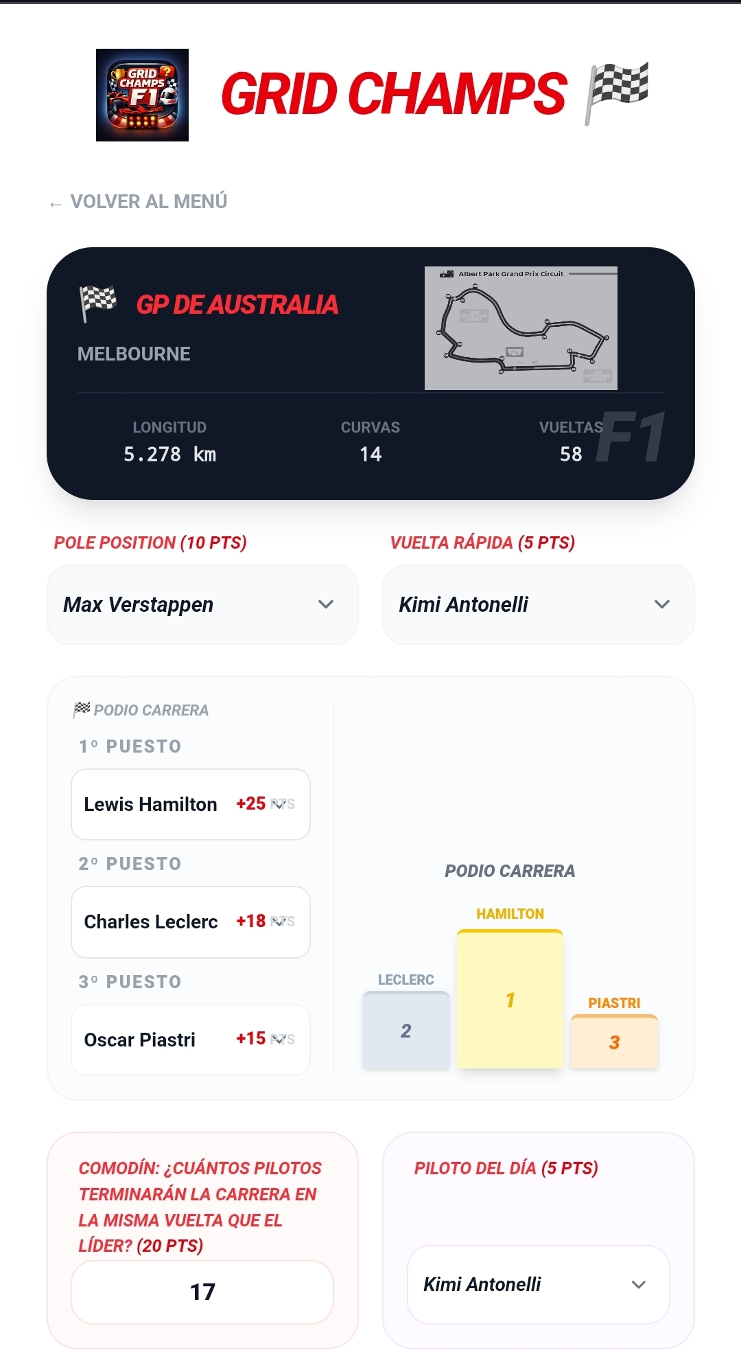 Captura de Grid Champs F1