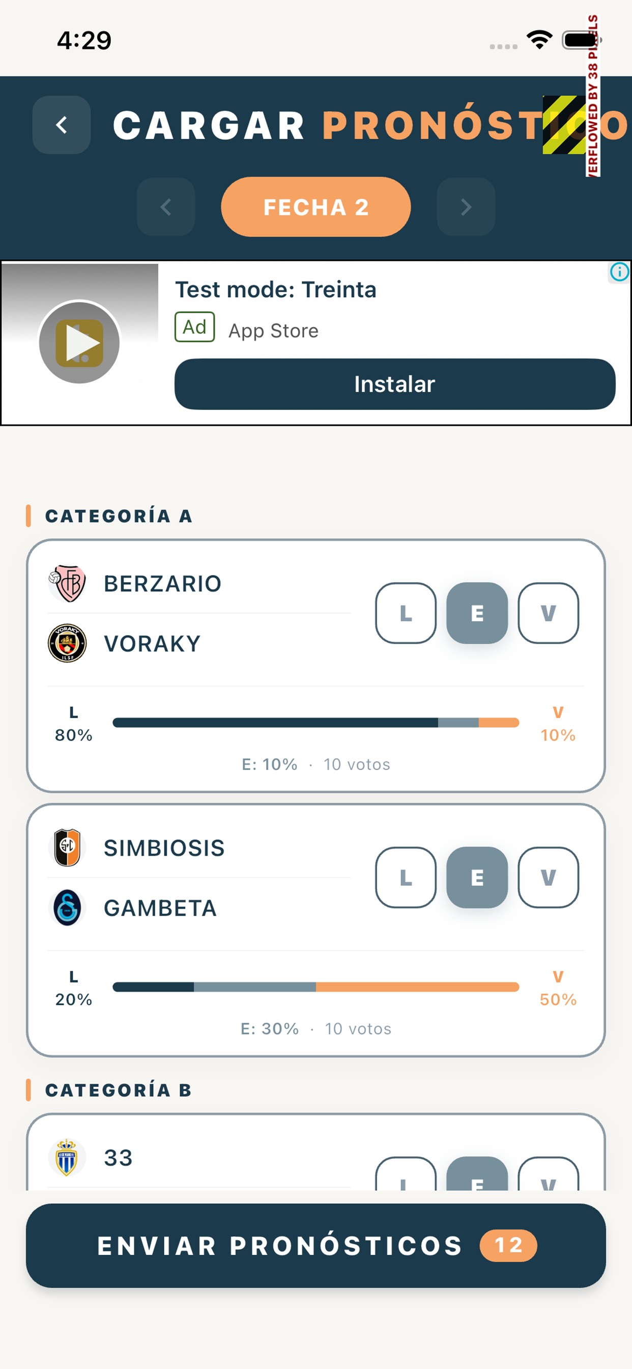 Captura de Prode Mundo Exa